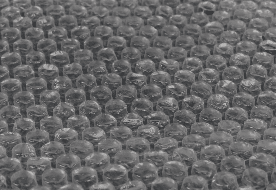 气泡膜纹理特写